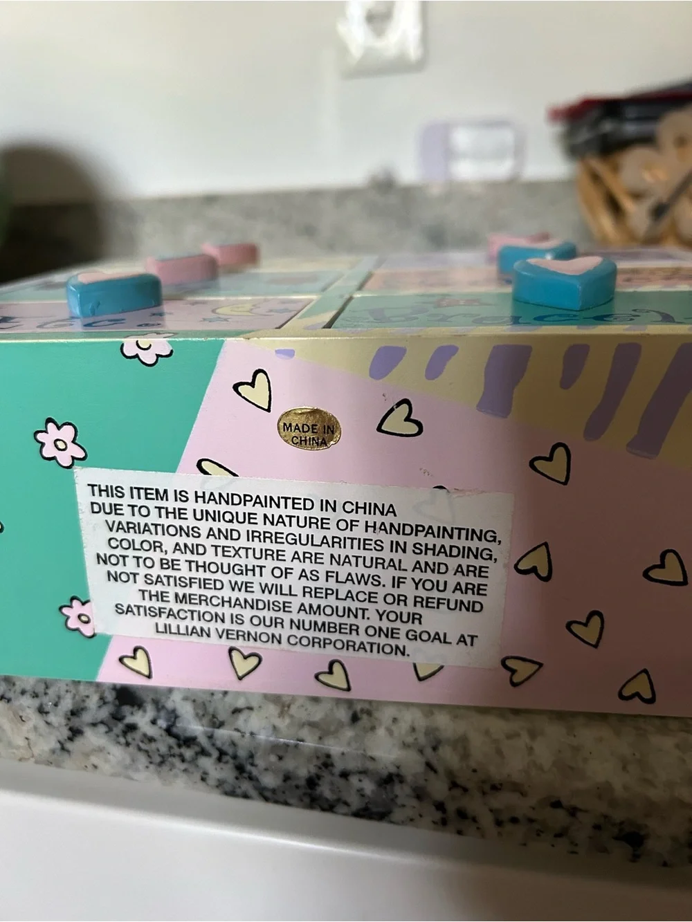 Y2K Pastel Heart Jewelry Organizer Box